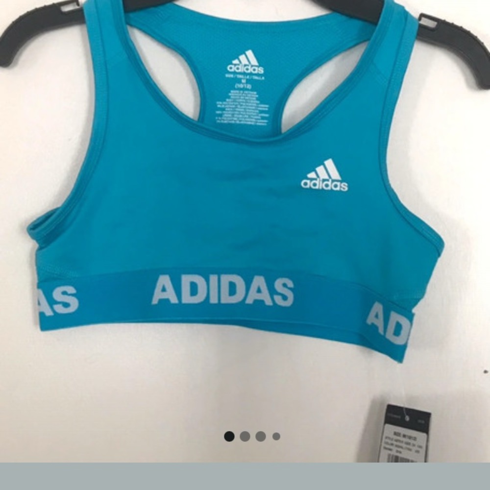 Adidas Teal Performance Sports Bra